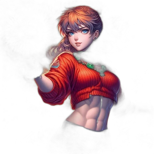 jacket, weapon, robot, sword transparent PNG cut-out