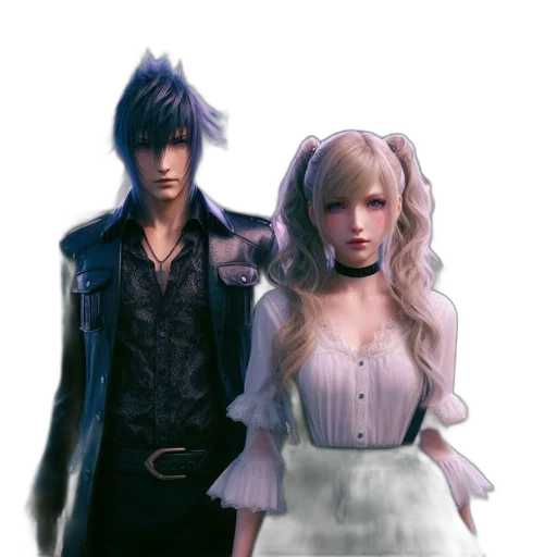 concept art, 3d render, fantasy art, anime transparent PNG cut-out