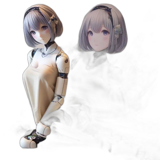 robot, mask, face, creature transparent PNG cut-out