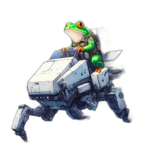 robot, weapon, creature, dragon transparent PNG cut-out