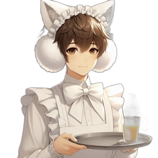 food, staff, hat, robot transparent PNG cut-out