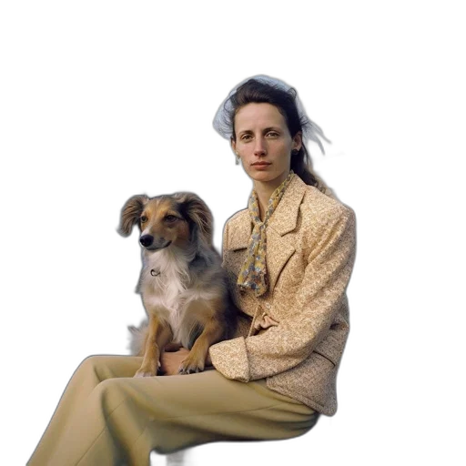 animal, jacket, staff, creature transparent PNG cut-out