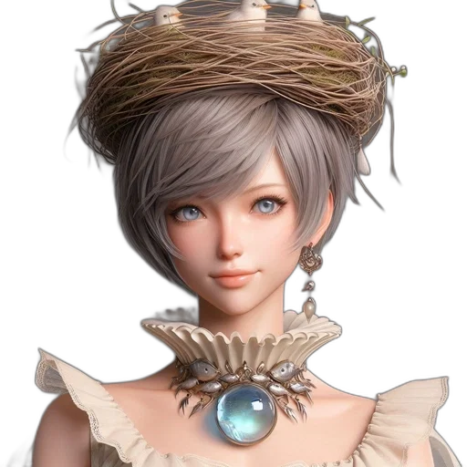 crown, hat, jewelry, staff transparent PNG cut-out