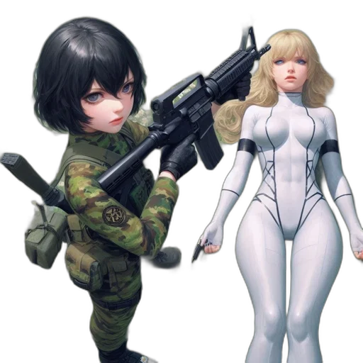weapon, concept art, comic book art, pixel art transparent PNG cut-out