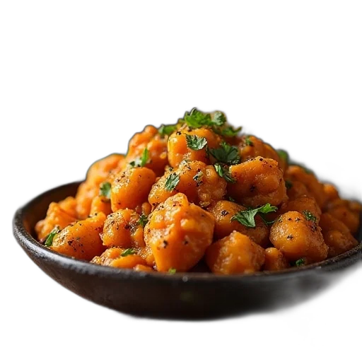 food, crown, 3d render, photorealistic transparent PNG cut-out