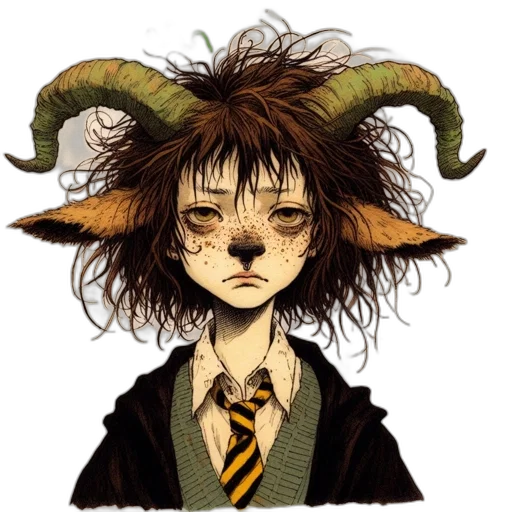 creature, mask, animal, staff transparent PNG cut-out