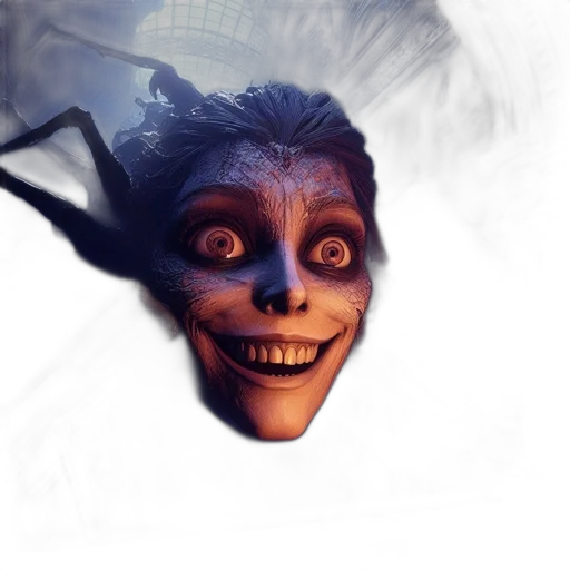 mask, face, creature, staff transparent PNG cut-out
