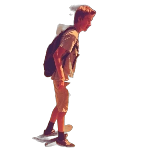 jacket, staff, creature, robot transparent PNG cut-out
