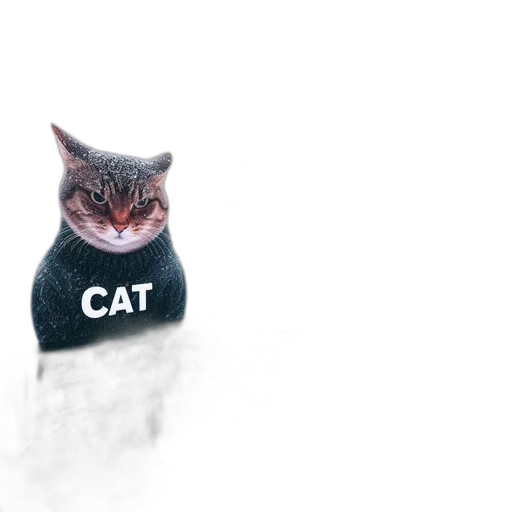 jacket, creature, hat, animal transparent PNG cut-out