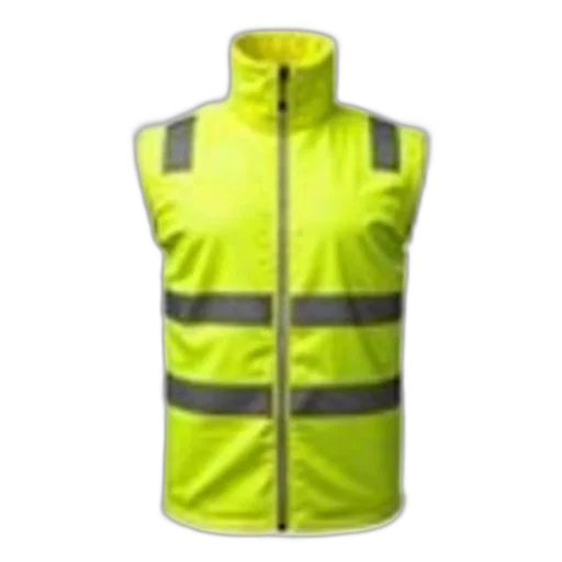 jacket, neon, bright, yellow transparent PNG cut-out