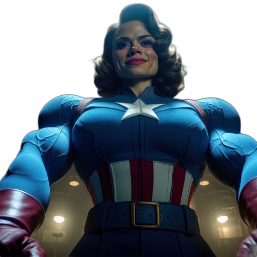 comic book art, concept art, 3d render, woman transparent PNG cut-out
