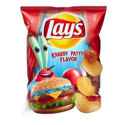 food, photorealistic, vaporwave, 3d render transparent PNG cut-out