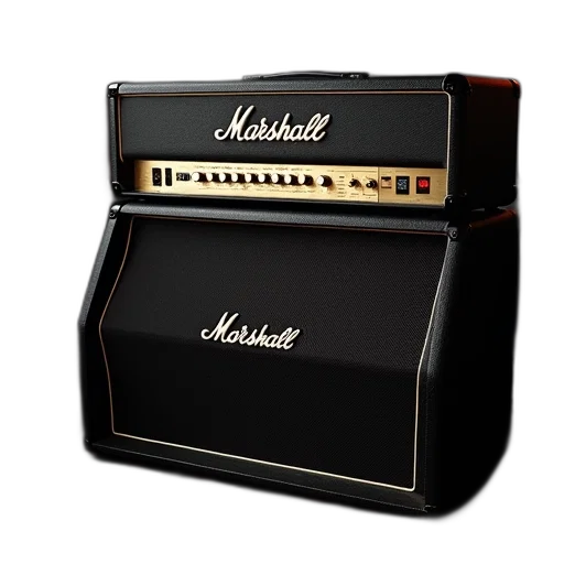 marshall, guitar, amplifier transparent PNG cut-out