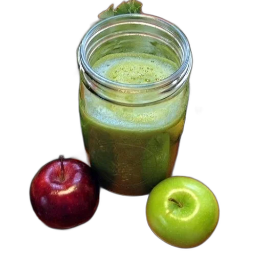 food, green, jar, smoothie transparent PNG cut-out
