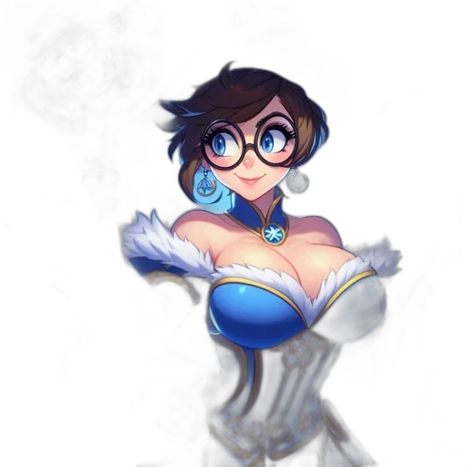 dress, staff, robot, concept art transparent PNG cut-out