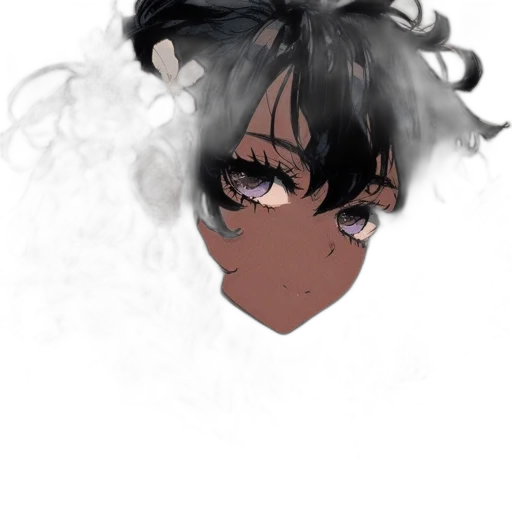 mask, face, hair, staff transparent PNG cut-out