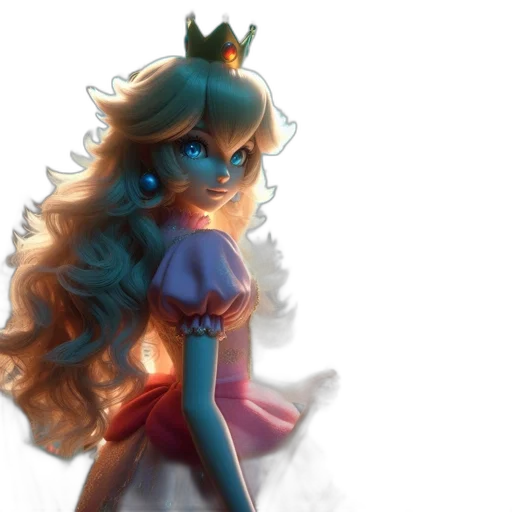 crown, dress, staff, concept art transparent PNG cut-out