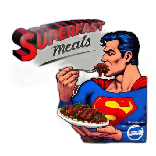 food, comic book art, 3d render, cartoon transparent PNG cut-out