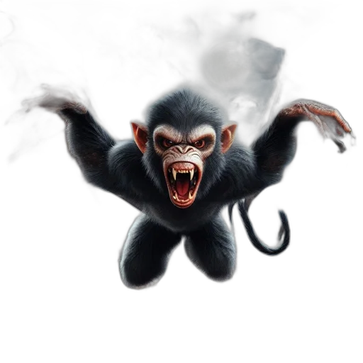 creature, animal, concept art, 3d render transparent PNG cut-out