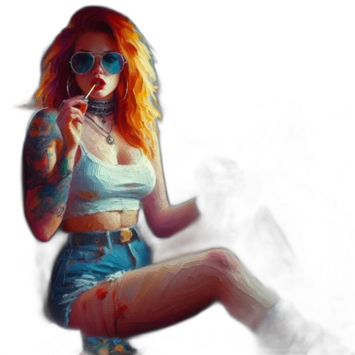 jacket, dress, photorealistic, vaporwave transparent PNG cut-out