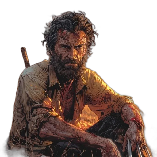 jacket, comic book art, concept art, photorealistic transparent PNG cut-out