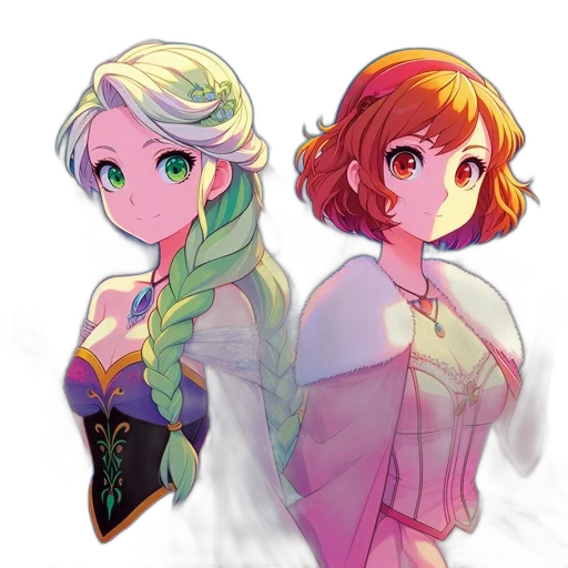 crown, staff, dress, anime transparent PNG cut-out