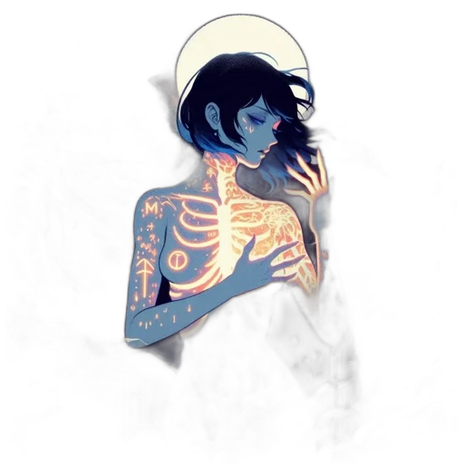 dress, jewelry, pixel art, concept art transparent PNG cut-out