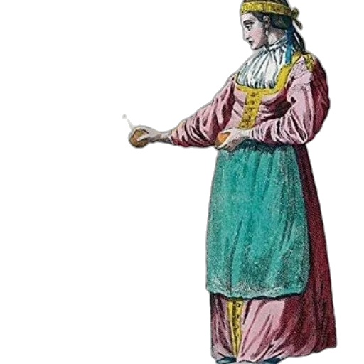 staff, dress, jewelry, face transparent PNG cut-out