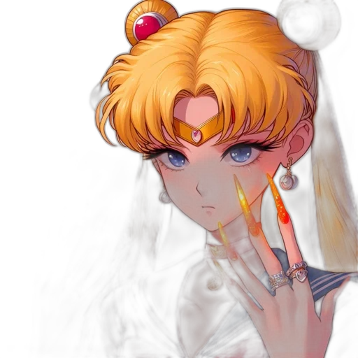 jewelry, anime, vaporwave, concept art transparent PNG cut-out