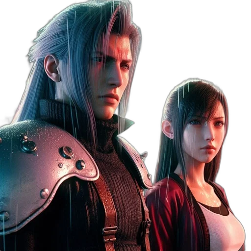 concept art, fantasy art, 3d render, cyberpunk transparent PNG cut-out