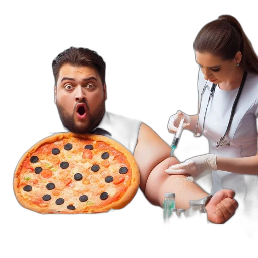 food, concept art, man, eats transparent PNG cut-out