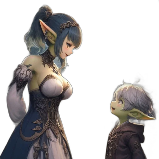 mask, dragon, dress, concept art transparent PNG cut-out