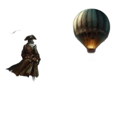 hat, umbrella, mask, concept art transparent PNG cut-out