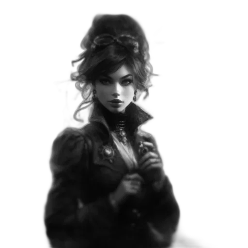 jacket, face, crown, staff transparent PNG cut-out