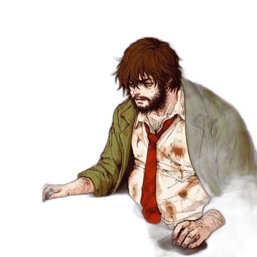 jacket, concept art, comic book art, fantasy art transparent PNG cut-out