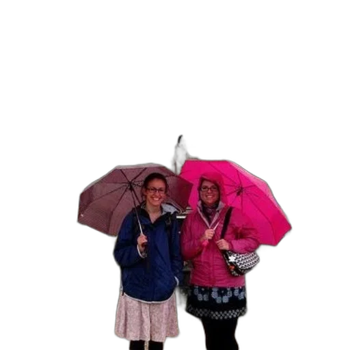 umbrella, staff, jacket, 3d render transparent PNG cut-out