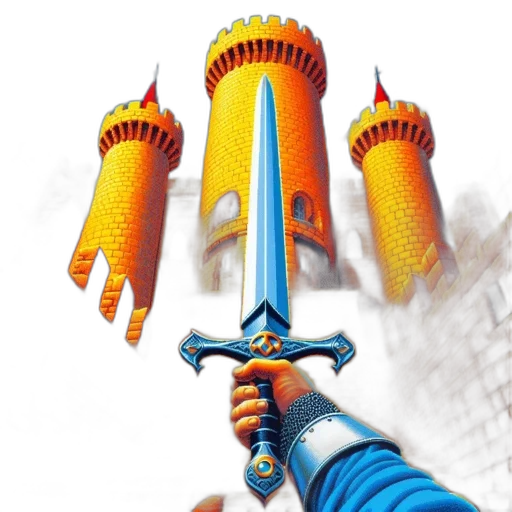 sword, weapon, staff, crown transparent PNG cut-out