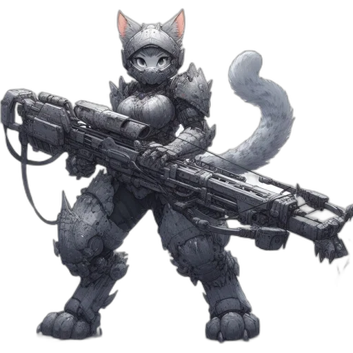 weapon, staff, animal, concept art transparent PNG cut-out