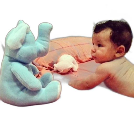 creature, baby, looks, blue transparent PNG cut-out
