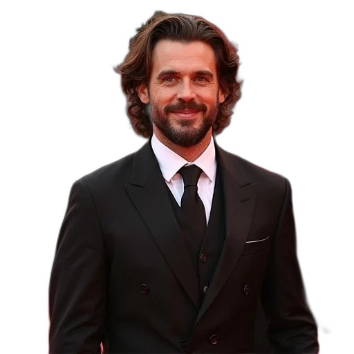 jacket, hair, staff, face transparent PNG cut-out