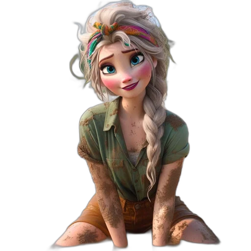 face, staff, dress, animal transparent PNG cut-out