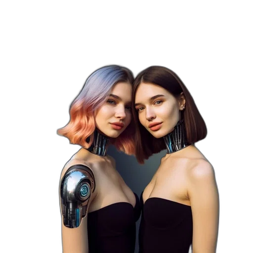 robot, dress, jewelry, mask transparent PNG cut-out