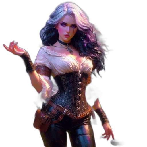 concept art, fantasy art, 3d render, comic book art transparent PNG cut-out