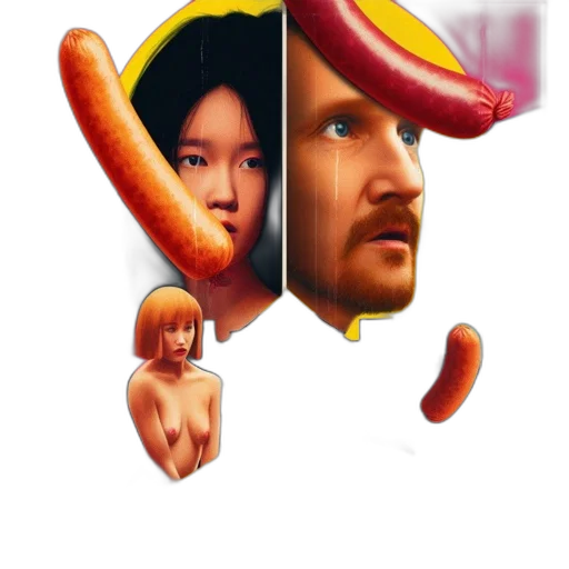 food, face, concept art, pixel art transparent PNG cut-out