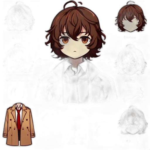 jacket, mask, face, creature transparent PNG cut-out