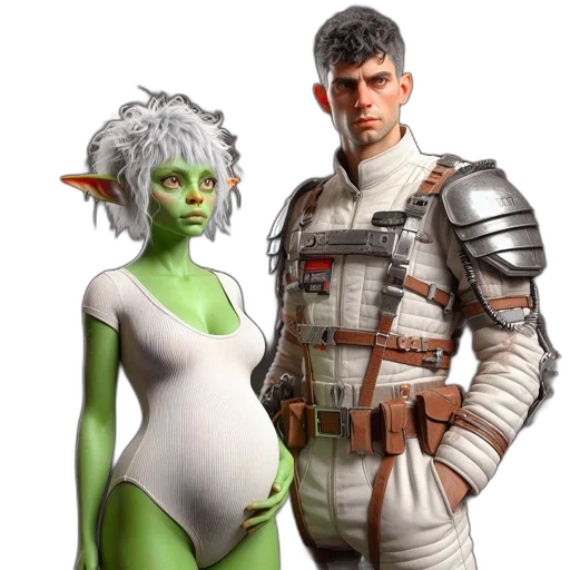 concept art, fantasy art, 3d render, comic book art transparent PNG cut-out
