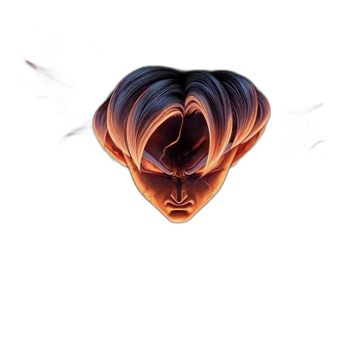 hair, crown, mask, creature transparent PNG cut-out