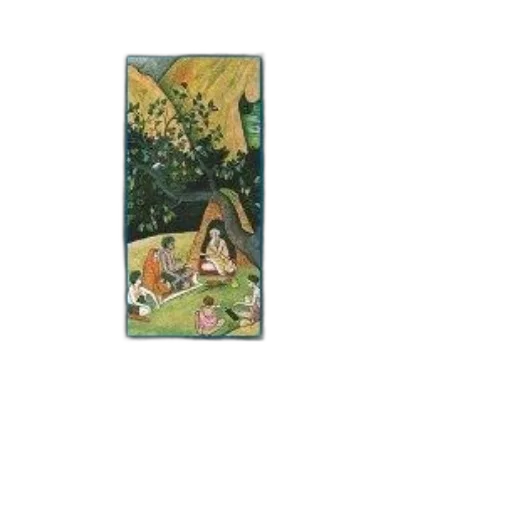 oil painting, forest, night, outer space transparent PNG cut-out