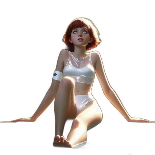 robot, dress, creature, concept art transparent PNG cut-out