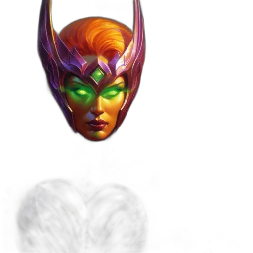 mask, crown, face, concept art transparent PNG cut-out
